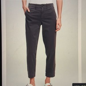 High rise straight khakis